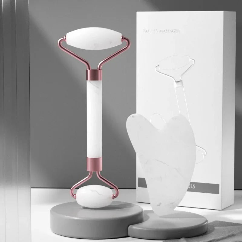 Face Roller & Gua Sha Tool For Skincare