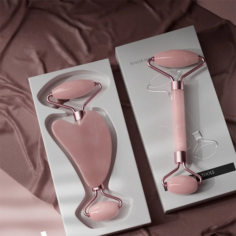 Face Roller & Gua Sha Tool For Skincare