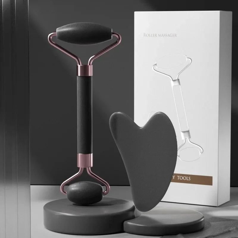 Face Roller & Gua Sha Tool For Skincare