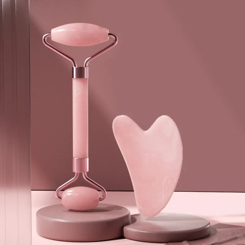 Face Roller & Gua Sha Tool For Skincare