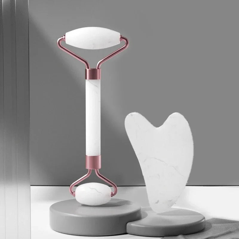 Face Roller & Gua Sha Tool For Skincare