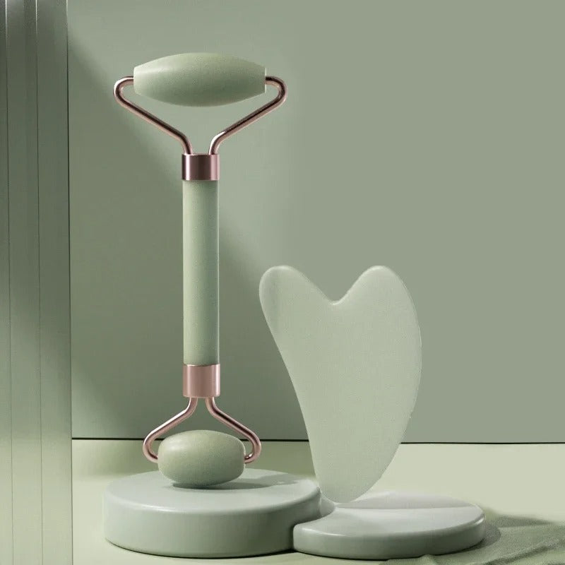 Face Roller & Gua Sha Tool For Skincare