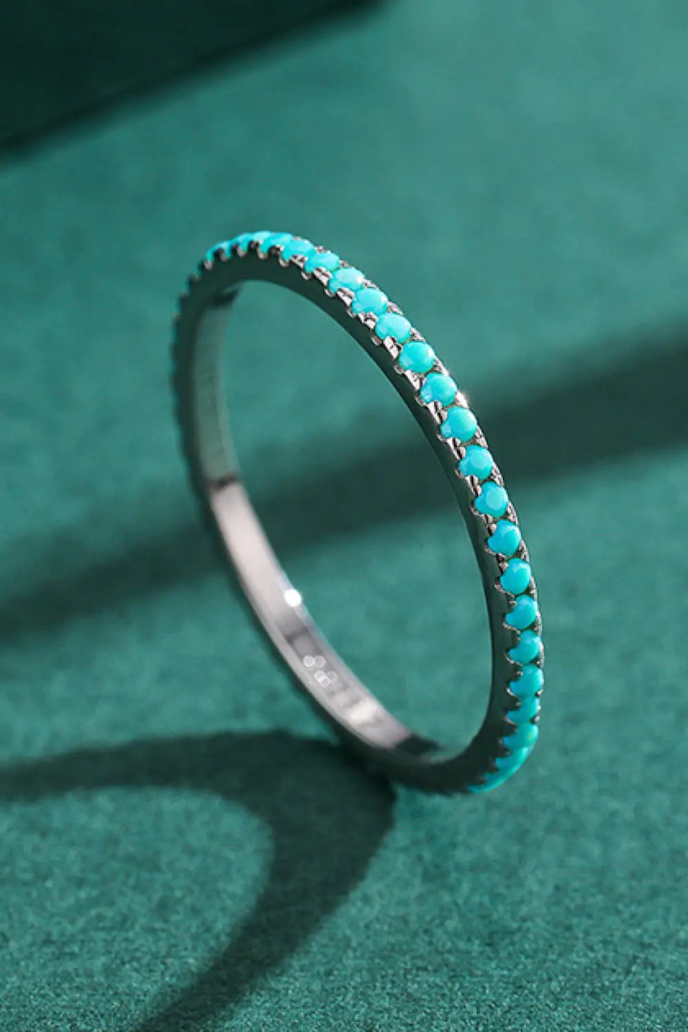 View details for 925 Sterling Silver Artificial Turquoise Ring 925 Sterling Silver Artificial Turquoise Ring