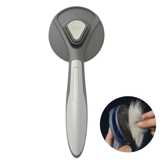 Self-Cleaning Cat Grooming Brush for Long & Short Hair