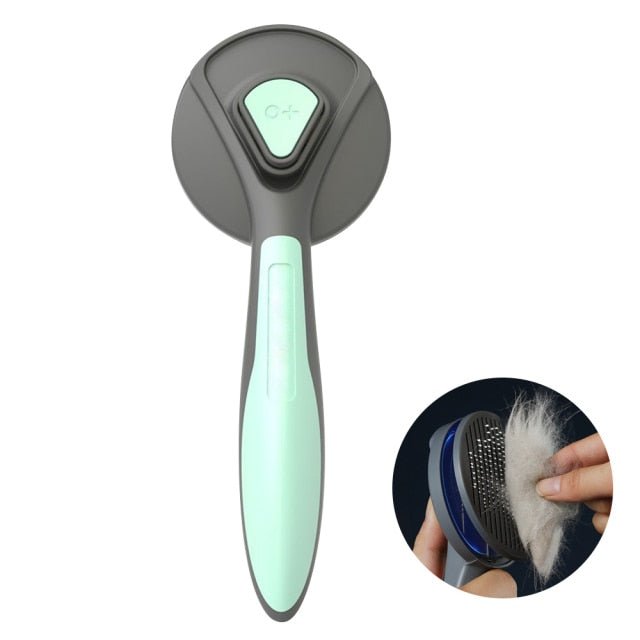 Self-Cleaning Cat Grooming Brush for Long & Short Hair