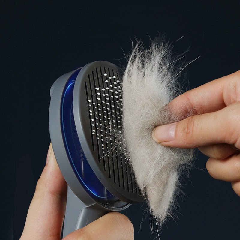 Self-Cleaning Cat Grooming Brush for Long & Short Hair