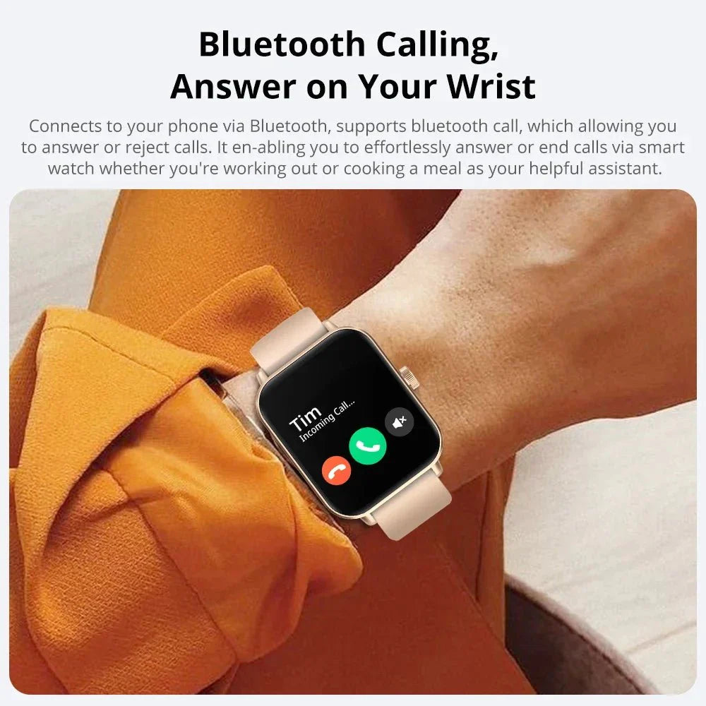 Smart Watch 1.9" Screen | Heart Rate & Health Monitor | Bluetooth
