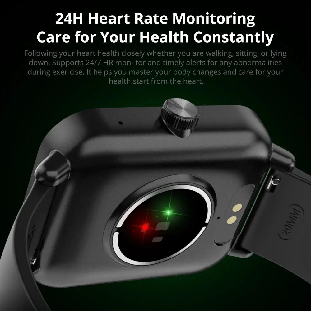 Smart Watch 1.9" Screen | Heart Rate & Health Monitor | Bluetooth