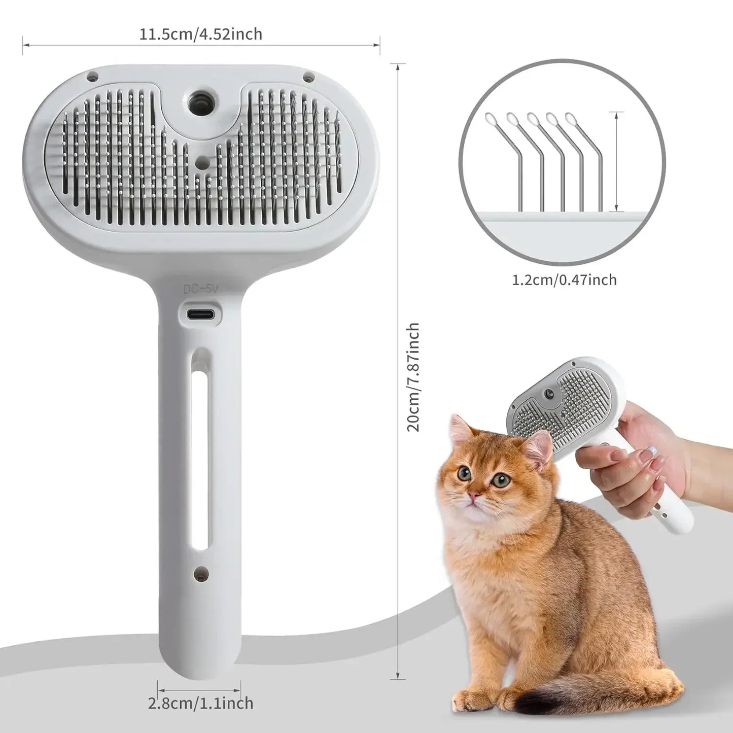 SonicSpray Grooming Brush