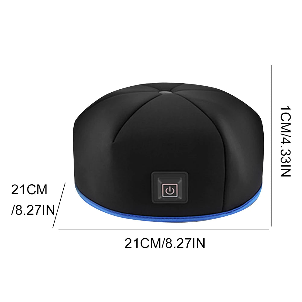 Red Light Hair Growth Cap Hair Growth Helmet Rechargeable Hair Growth Hat Hair Regrowth Beanie for Men Women