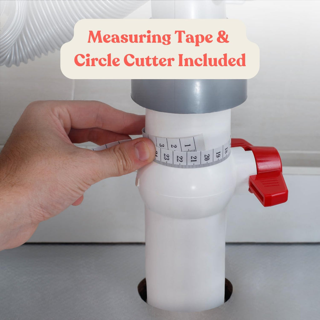 3 in 1 SET: Under Sink Mat with Cutout for Pipes-Cut to Size Under Sink Mat 34x22''-Cut to Fit Sink Mats Silicone