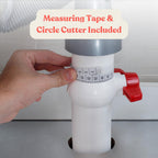 3 in 1 SET: Under Sink Mat with Cutout for Pipes-Cut to Size Under Sink Mat 34x22''-Cut to Fit Sink Mats Silicone