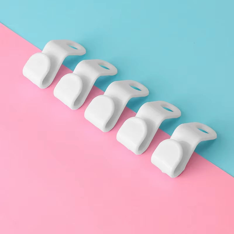5Pcs Hanger Hook Connector Can Stack Clothes Hooks, Wardrobe Organizing and Storage Multifunctional Hook Connection Buckle