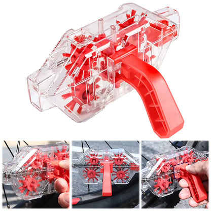 Bike Chain Cleaning Tool Bike Brushes Scrubber Wash Tool Mountain Bike Washing Kit Bicycle Accessories for MTB Road Bikes