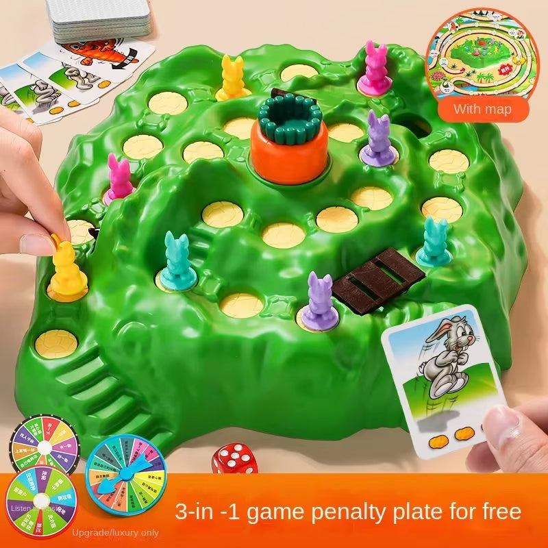 New Rabbit Trap Puzzle Toy Children'S Dual Play Multiplayer Board Game Competition Parent Child Interactive Strategy Game