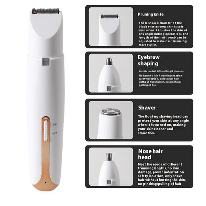 Women's Four-in-one Electric Multifunctional Shaver