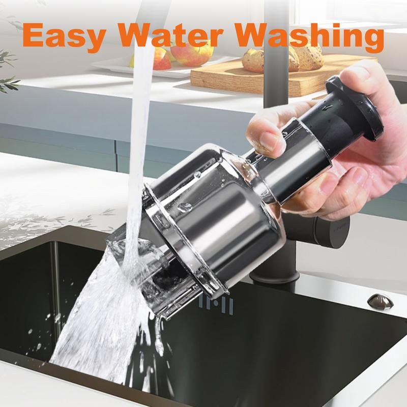 Food Chopper, Handheld Veggie Chopper for Vegetable, Onion, Garlic, Nut, Hand Vegetable Cutter, Easy to Clean Manual Hand Vegetable Chopper Dicer, Stainless Steel Blade