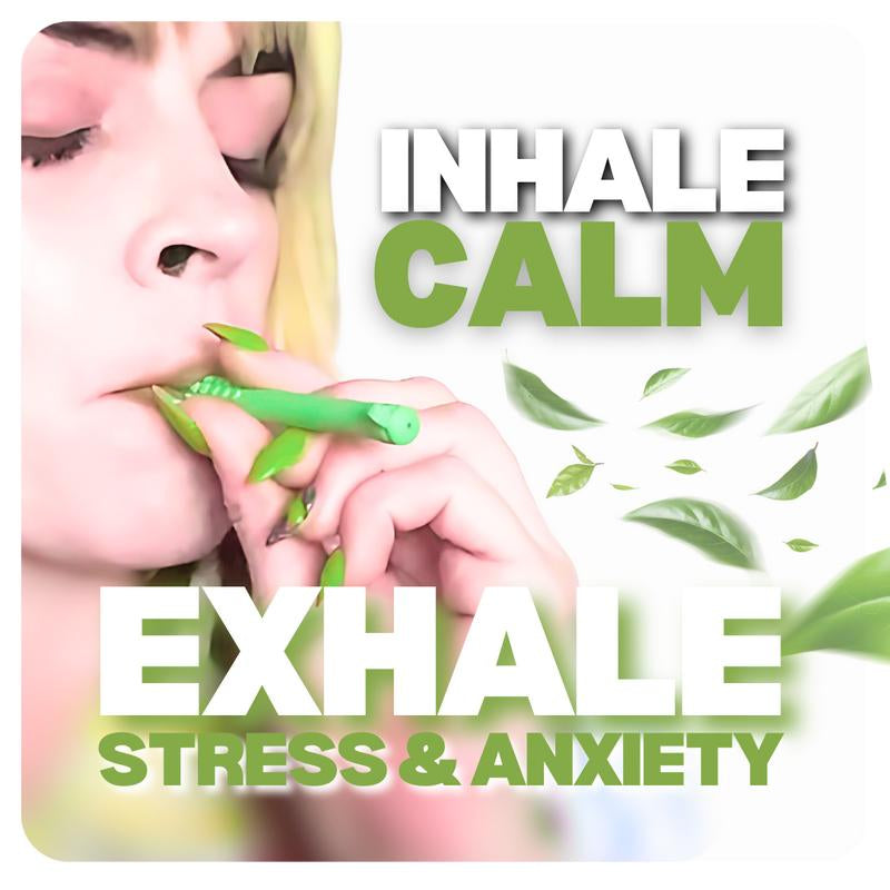 Essential Oil Aromatherapy Chew Fidget Toy Puffer to Calm Cravings Reduce Stress Smell or Puff