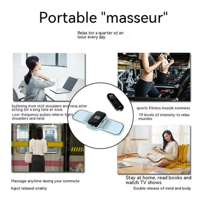 Multifunctional Pulse Heating Micro Current Mini Portable Shoulder And Neck Neck Massager CJDropshipping