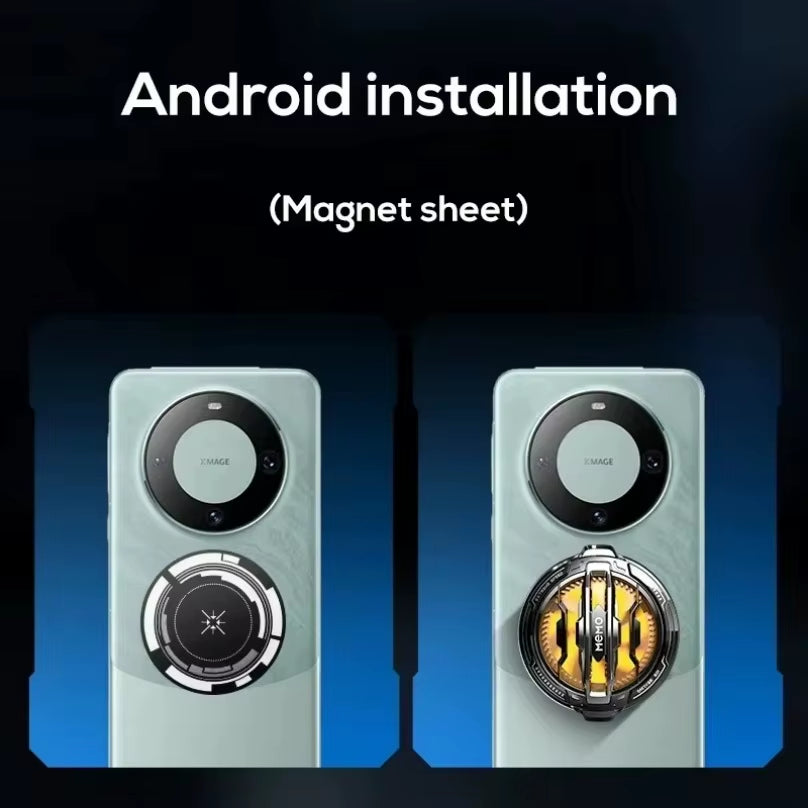 Gaming for PUBG Mobile Phone Cooler Universal Magnetic Cooling Fan Case Radiator for Xiaomi Iphone Samsung Portable Gamer Cool