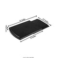 Sliding Coffee Maker Tray Mat Abs Base Sliding Shelf Countertop Storage Rolling Tray Kitchen Countertop Storage Mat with Wheels