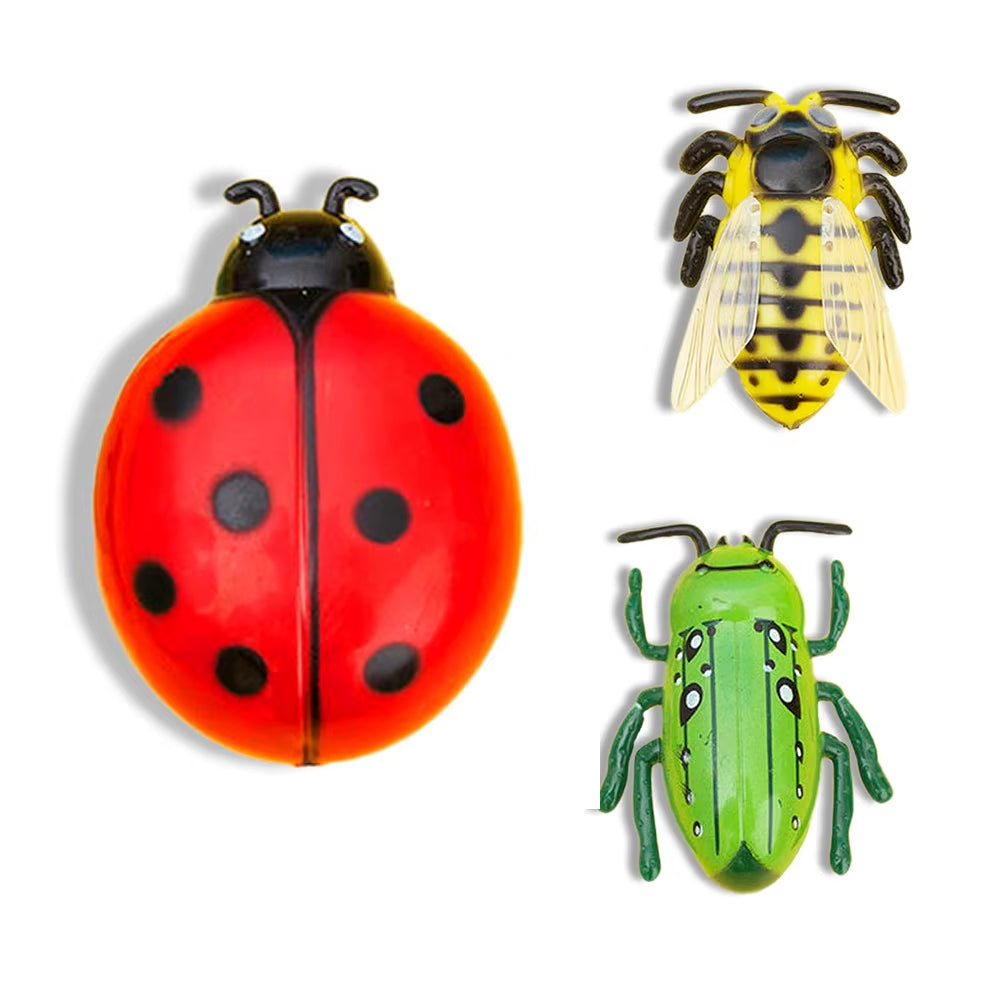 Pet Interactive Electric Bug Cat Escape Obstacle Automatic Flip Toy Battery Operated Vibration Pet Beetle Playing Toy
