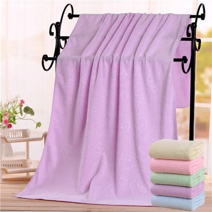 140X70CM Pet Bath Towel Oversized Microfiber Towel Strong Absorbing