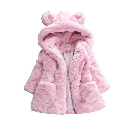 A girl's fur coat for autumn and winter Shop1103877975 Store