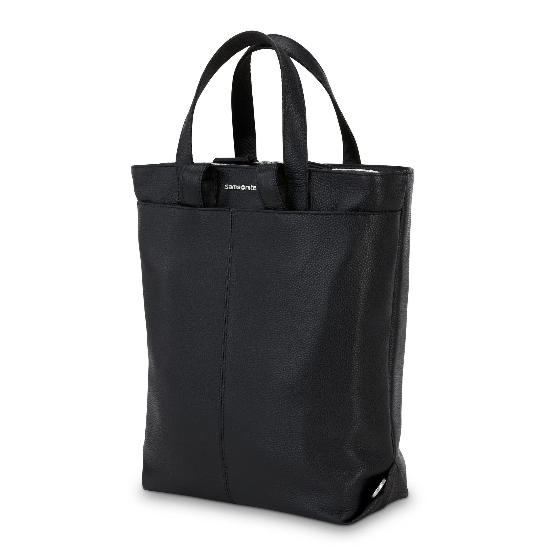 Samsonite Business Convertible Leather Backpack - Black All-in-One Store