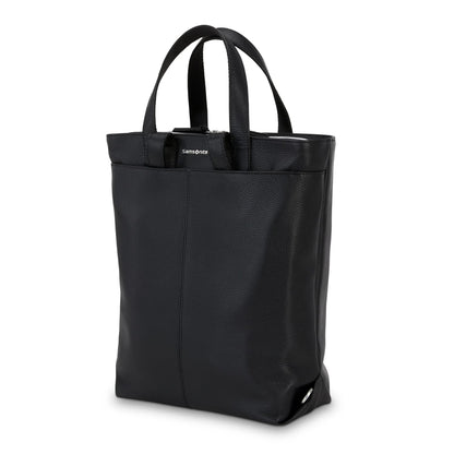 Samsonite Business Convertible Leather Backpack - Black All-in-One Store