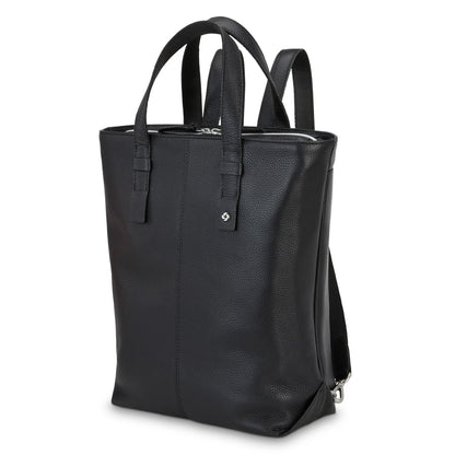 Samsonite Business Convertible Leather Backpack - Black All-in-One Store