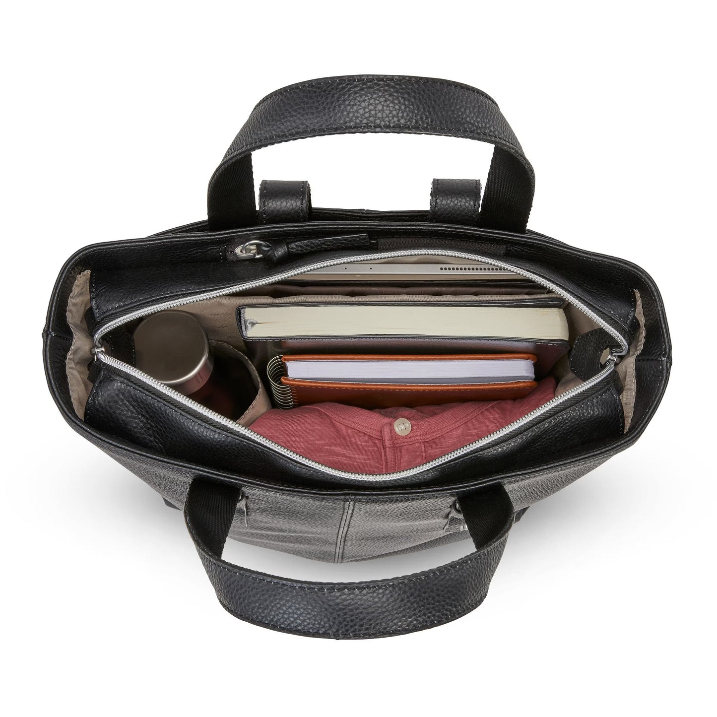 Samsonite Business Convertible Leather Backpack - Black All-in-One Store