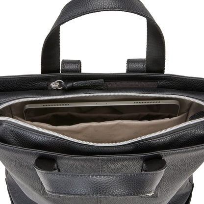 Samsonite Business Convertible Leather Backpack - Black All-in-One Store