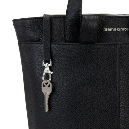 Samsonite Business Convertible Leather Backpack - Black All-in-One Store