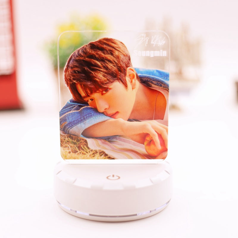 Stray kids Surrounding Fang Can Han Zhicheng Xu Zhangbin Gift Colorful LED Lights Night Light CJDropshipping