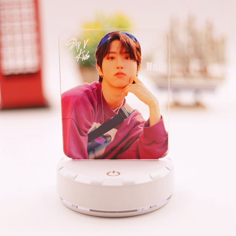 Stray kids Surrounding Fang Can Han Zhicheng Xu Zhangbin Gift Colorful LED Lights Night Light CJDropshipping