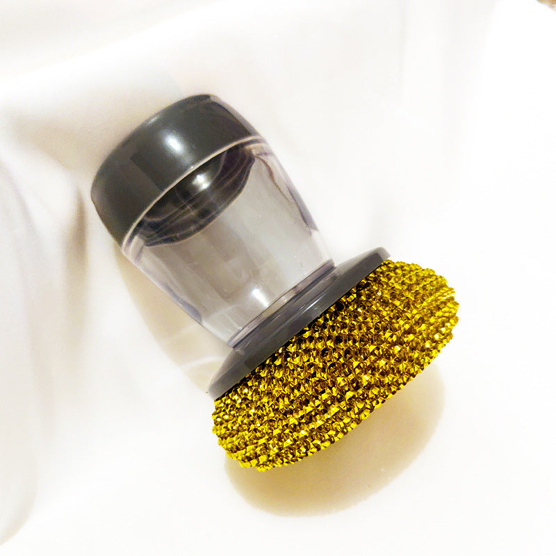 Kitchen Soap Dispensing Palm Brush Cleaner Push-type Brush Kitchen Detergent Tools Shop1104358116 Store