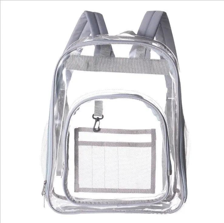Student Universal Waterproof Schoolbag Backpack Transparent Large Capacity CJDropshipping