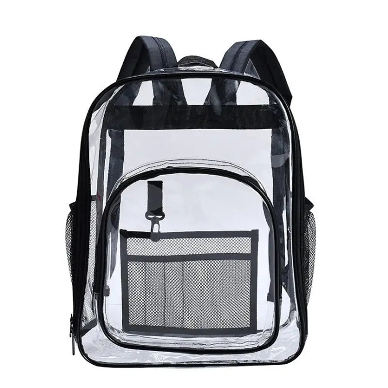 Student Universal Waterproof Schoolbag Backpack Transparent Large Capacity CJDropshipping