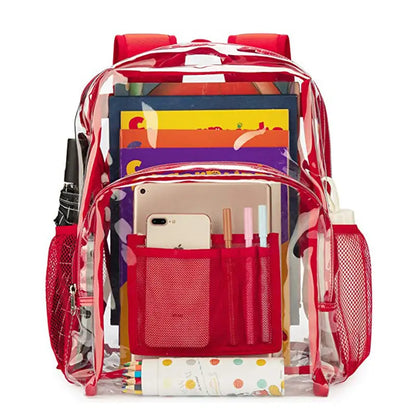 Student Universal Waterproof Schoolbag Backpack Transparent Large Capacity CJDropshipping