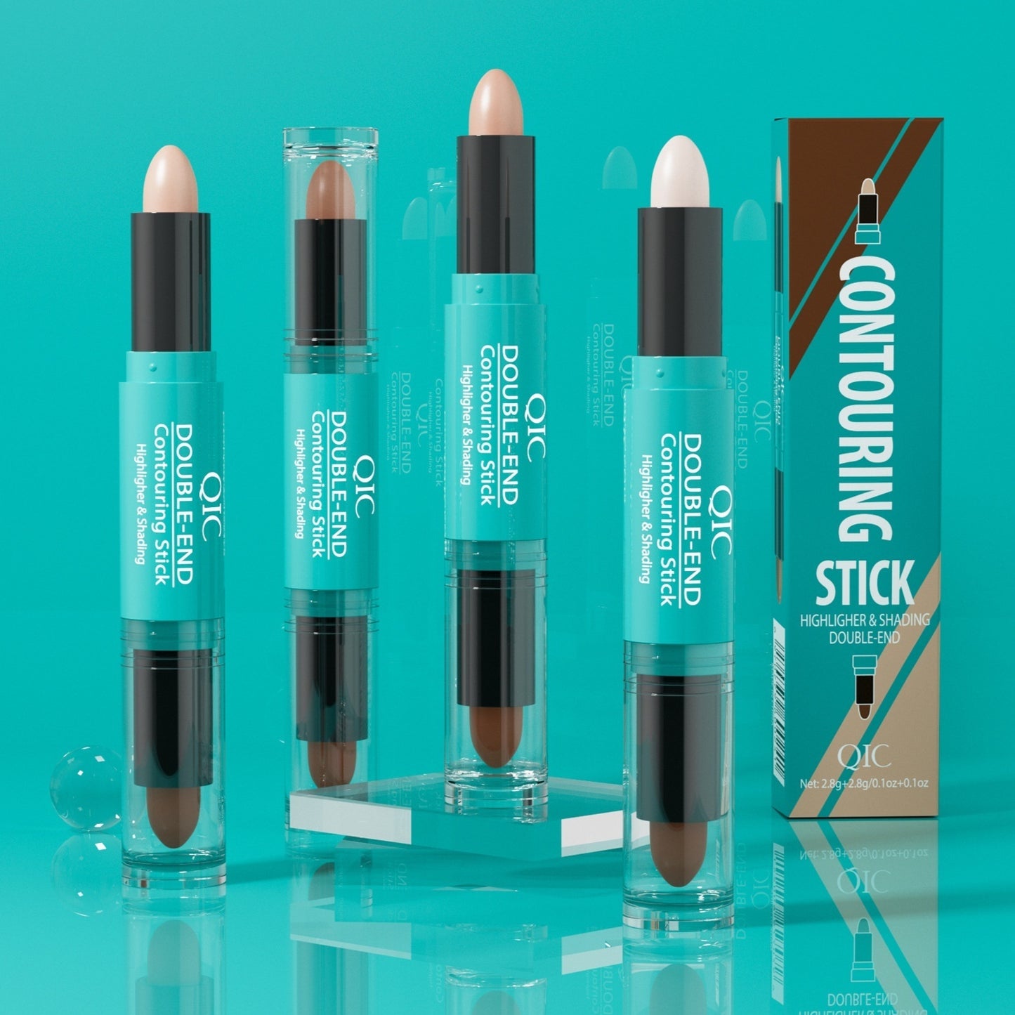 Dual Head Dual-use Highlight Brightening Highlighting Stick Nose Shadow Shading Pen