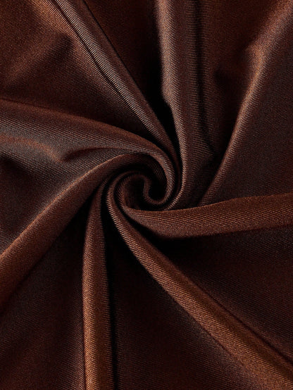 SHEIN MOD Women's Solid Color Ruched Waist Flared Hem Spaghetti Strap Dress,Semi Formal Dress,Elegant Tea Party Dress,Flowy Cruise Women Outfits Lavish Lady Store