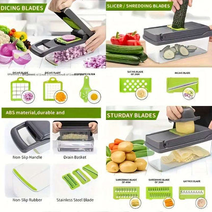 16-in-1 Multifunctional Vegetable Chopper Shop1103743690 Store