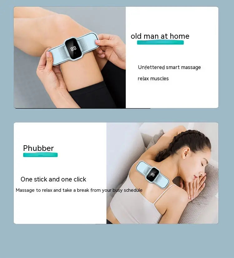 Multifunctional Pulse Heating Micro Current Mini Portable Shoulder And Neck Neck Massager CJDropshipping