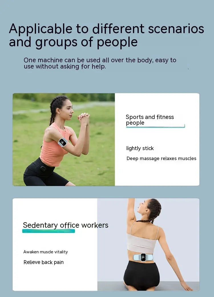 Multifunctional Pulse Heating Micro Current Mini Portable Shoulder And Neck Neck Massager CJDropshipping