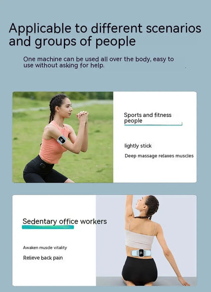 Multifunctional Pulse Heating Micro Current Mini Portable Shoulder And Neck Neck Massager CJDropshipping