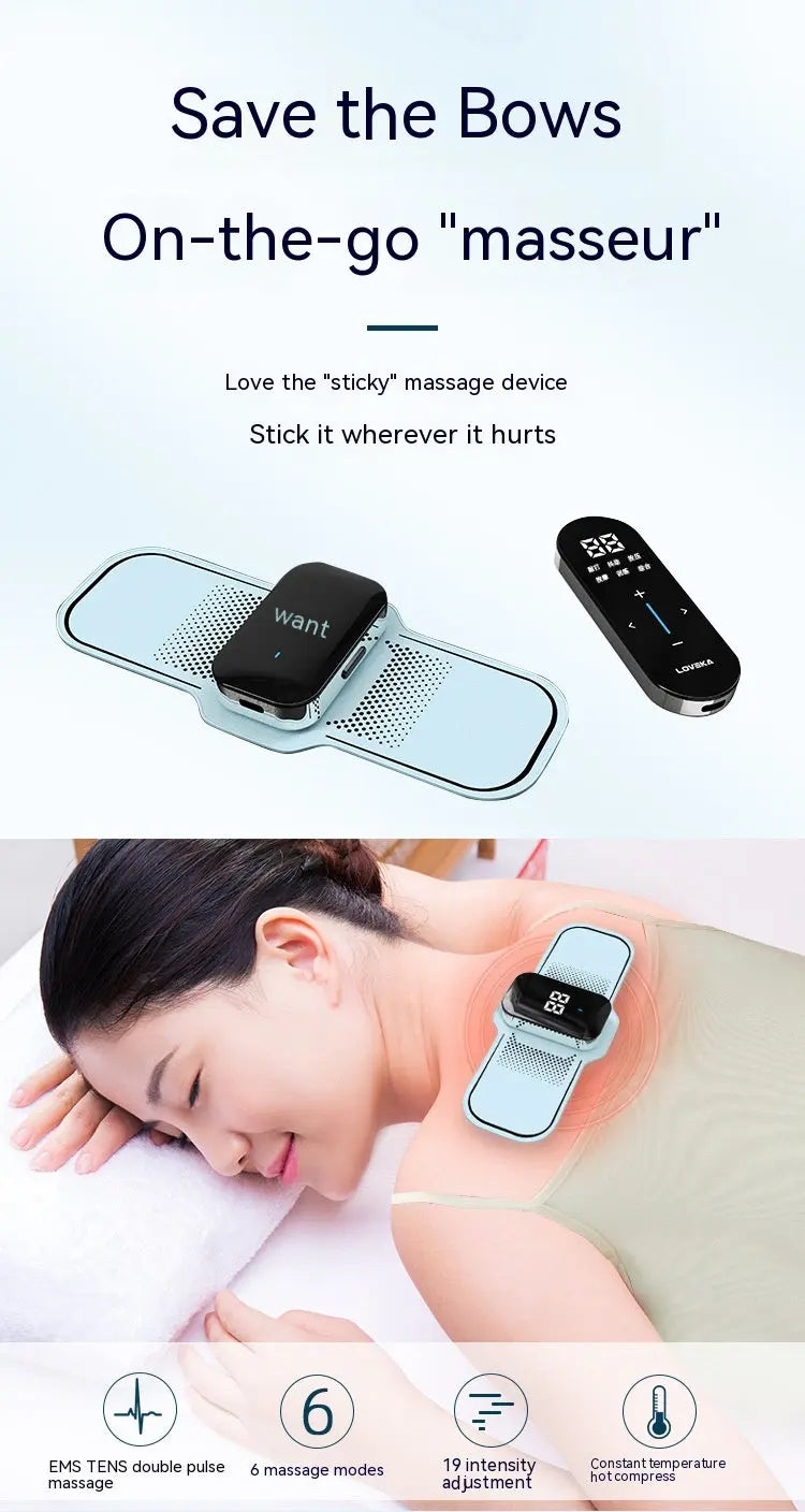 Multifunctional Pulse Heating Micro Current Mini Portable Shoulder And Neck Neck Massager CJDropshipping