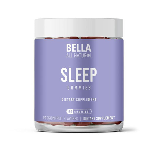 Bella All Natural Sleep Gummies, Passionfruit Flavor, 60Ct