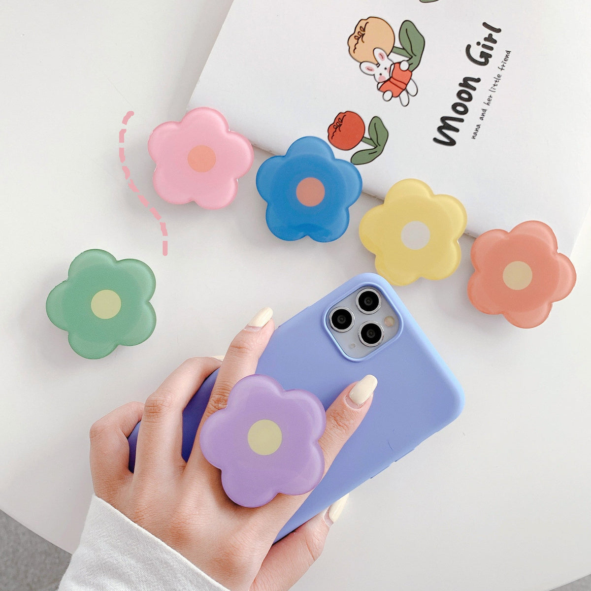 Small   flowers epoxy airbag bracket CJDropshipping