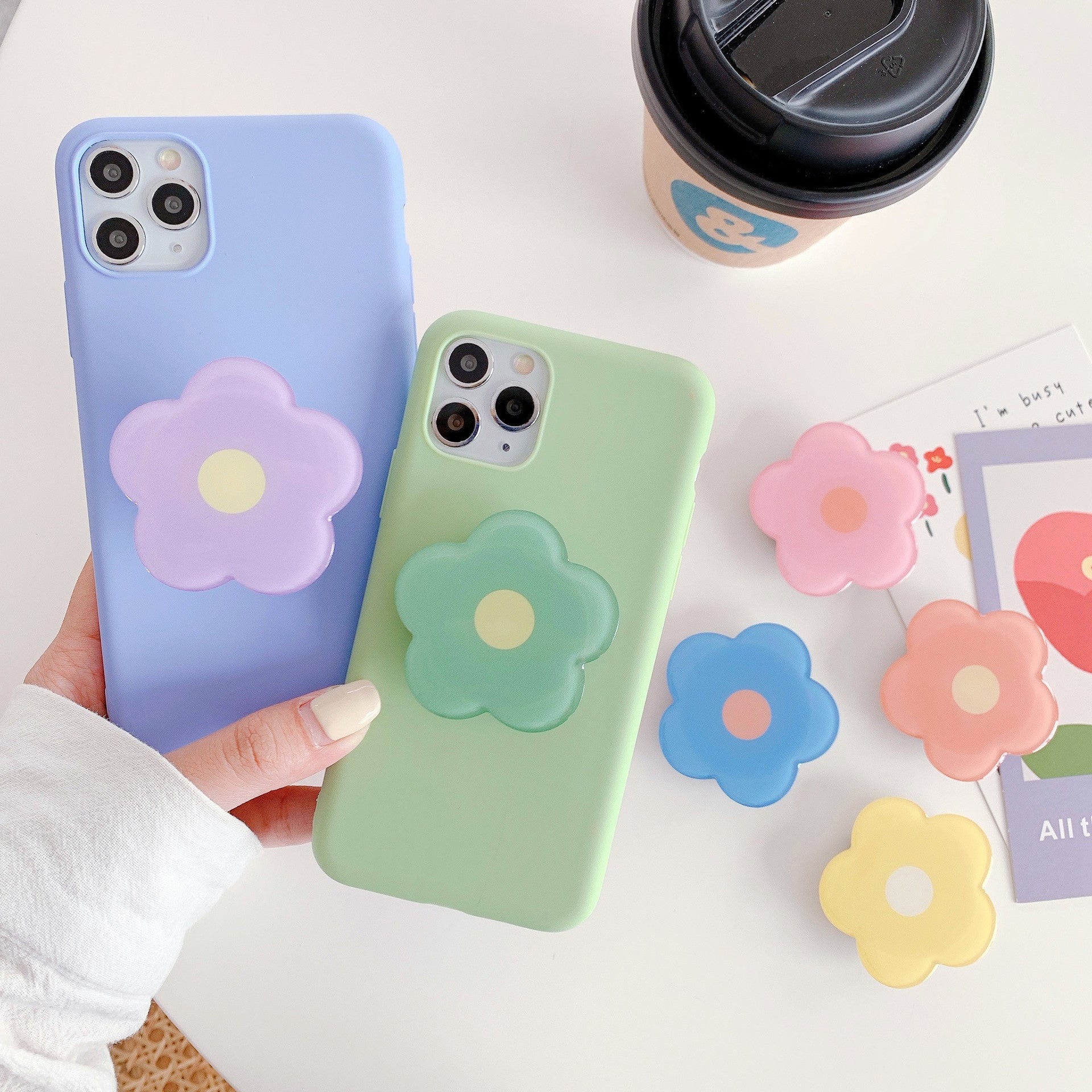 Small   flowers epoxy airbag bracket CJDropshipping